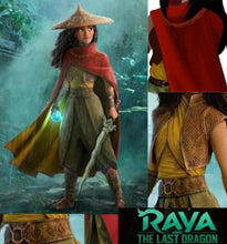 Raya Costume, Raya Adventure Outfit Cosplay Raya And The Last Dragon