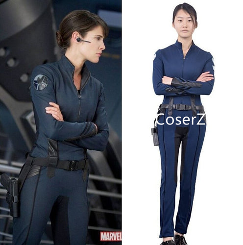 The Avengers Agents of Shield Maria Hill Cosplay Costume, Custom  Maria Costume