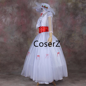 Mary Poppins Cosplay Costume, Mary Costume, Mary Dress Cosplay Costume