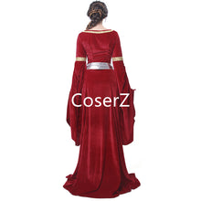 Medieval Renaissance Victorian Evening Dresses Medieval Renaissance Costume Ball Gown Red Blue