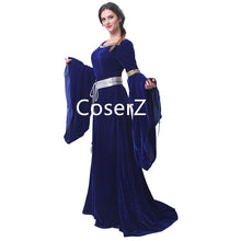 Medieval Renaissance Victorian Evening Dresses Medieval Renaissance Costume Ball Gown Red Blue