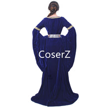 Medieval Renaissance Victorian Evening Dresses Medieval Renaissance Costume Ball Gown Red Blue
