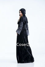 Women Medieval Renaissance Witch Gothic Queen of Vampire Black Dress Cosplay Costume