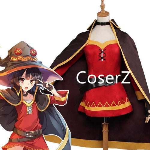 Megumin Costume KonoSuba God's Blessing on this Wonderful World Costume Megumin Cosplay Costume