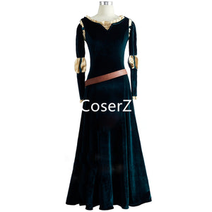 Movie Brave Cosplay Princess Merida Cosplay Costume Merida Dress