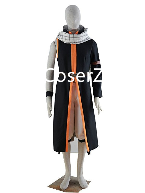 Anime Cosplay Natsu Dragnee Costume With Scarf wrister