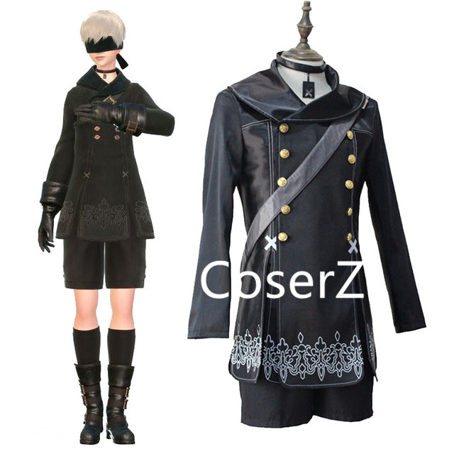 NieR Automata 9S Cosplay Costume Outfits Coat YoRHa No.9 Type S Cosplay Costume