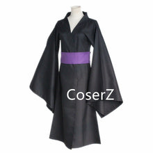 Noragami Yato Cosplay Costume Black Kimono Yukata