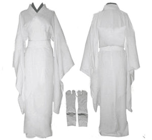 Kill Bill O-Ren Ishii Cosplay Costume White Kimono Uniform