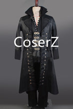 Once Upon A Time Cosplay Costume Captain Hook Costume Black Jacket Full Sets Halloween Costume