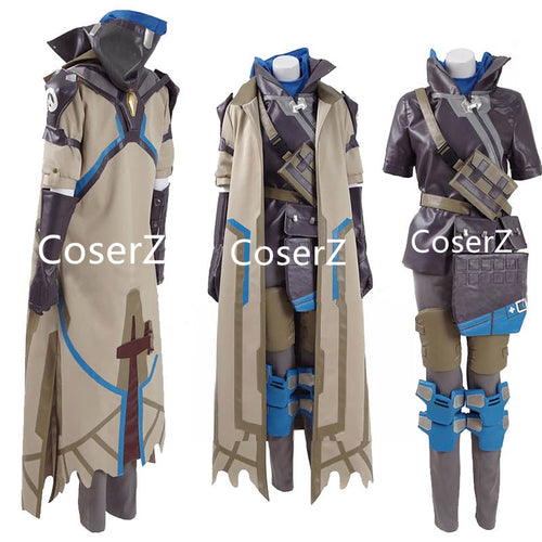 Overwatch OW Ana Captain Amari Cosplay Costume Halloween Costume