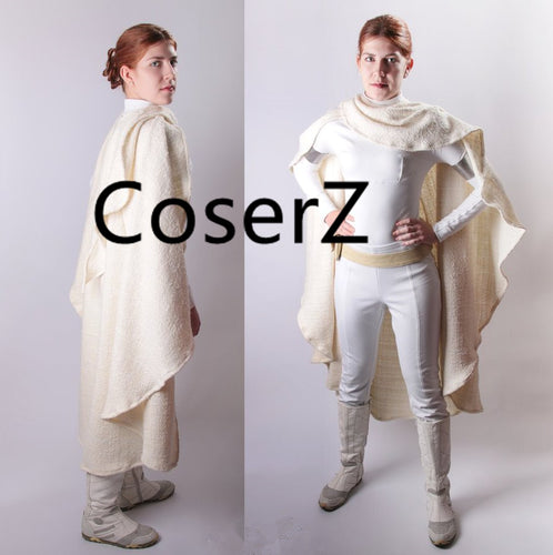 Padme Amidala Costume Star Wars Cosplay Costume Episode II with Cloak