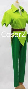 Custom Made Peter Pan Costume Green Carnival Party Cosplay Costume