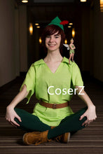 Custom Made Peter Pan Costume Green Carnival Party Cosplay Costume