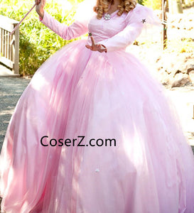 Pink Glinda Dress, Wizard of Oz Glinda Costume Wicked Glinda Dress CoserZ Pink Glinda Dress, Wizard of Oz Glinda Costume Wicked Glinda Dress CoserZ