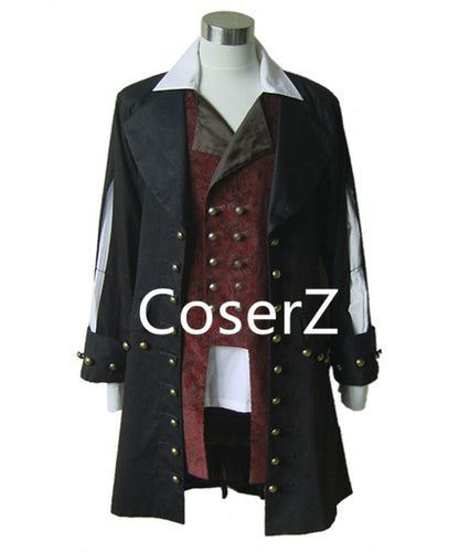 Pirates of the Caribbean Cosplay Costume Barbossa Jacket