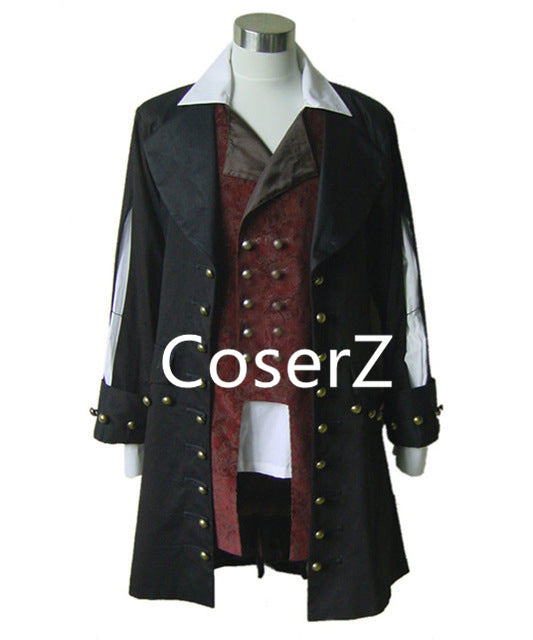 Pirates of the Caribbean Cosplay Costume Barbossa Jacket