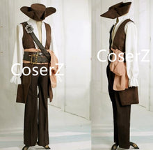 Pirates of the Caribbean Captain Jack Sparrow Cosplay Costume