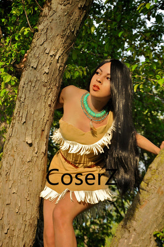 Pocahontas Costume For Adults, Pocahontas Outfit Cosplay Costume