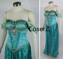 Custom Princess Jasmine Cosplay Costume in Mint