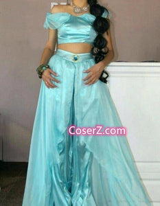 Adult Princess Jasmine Costume for Women Girls Jasmine Outfit – CoserZ Adult Princess Jasmine Costume for Women Girls Jasmine Outfit – CoserZ