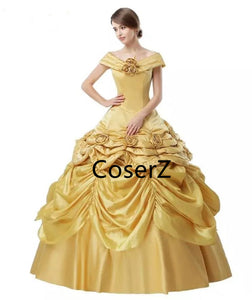 Custom Princess Belle Dress Off the Shoulders Ball Gown Quinceanera Dr CoserZ Custom Princess Belle Dress Off the Shoulders Ball Gown Quinceanera Dr CoserZ