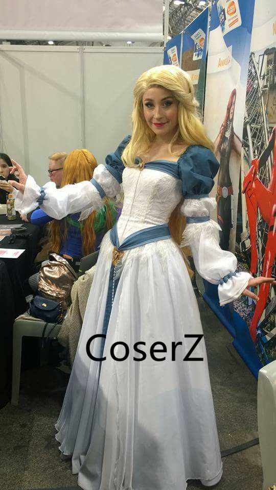 Princess Odette Dress, Princess Odette Cosplay Costume – Coserz