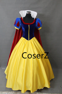 Princess Snow White Dress Fairytale Party Dress Cosplay Costume