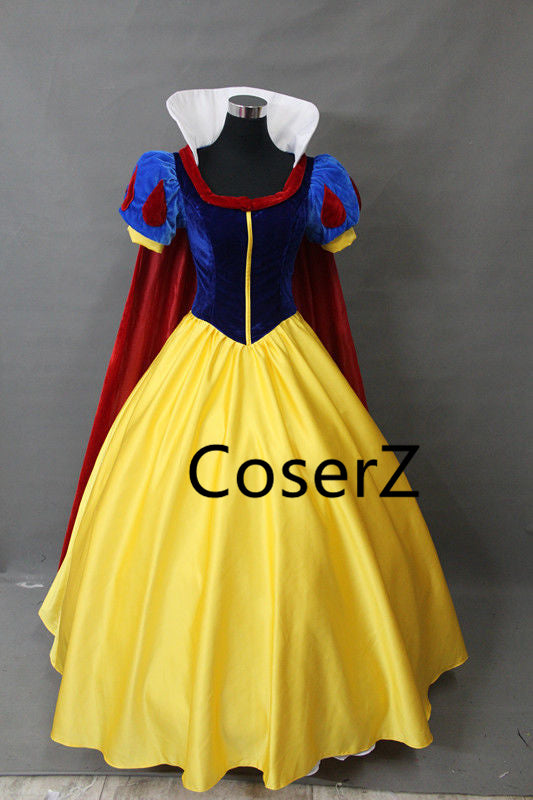 Princess Snow White Dress Fairytale Party Dress Cosplay Costume
