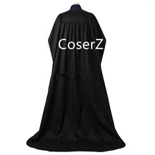 Custom Professor Severus Snape Cosplay Costume Cloak Black Robe Adult