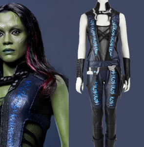 Guardians of the Galaxy Gamora Cosplay Costume Gamora Jumpsuit without Boots