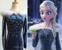 Custom Olaf's Frozen Adventure Elsa Dress, Elsa Costume, Elsa Cosplay Costume without Cloak