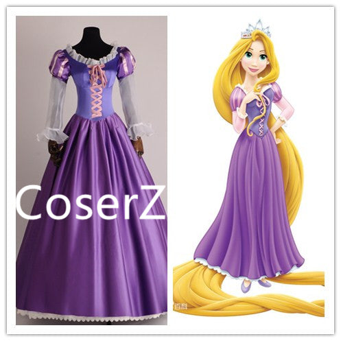 disney rapunzel dress Custom-made Rapunzel Dress, Princess Rapunzel Costume Cosplay – CoserZ