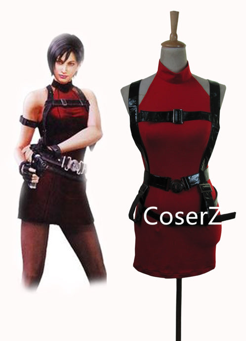 Custom Made Resident Evil 2 Ada Wong Cosplay Costume