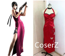 Custom Resident Evil 5 Ada Wong Cheongsam Cosplay Costume