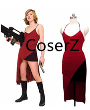 Resident Evil Biohazard Alice Cosplay Costume Red Dress
