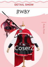 Ruby Rose Cosplay Costume, RWBY Cosplay 3 Season Ruby Costume