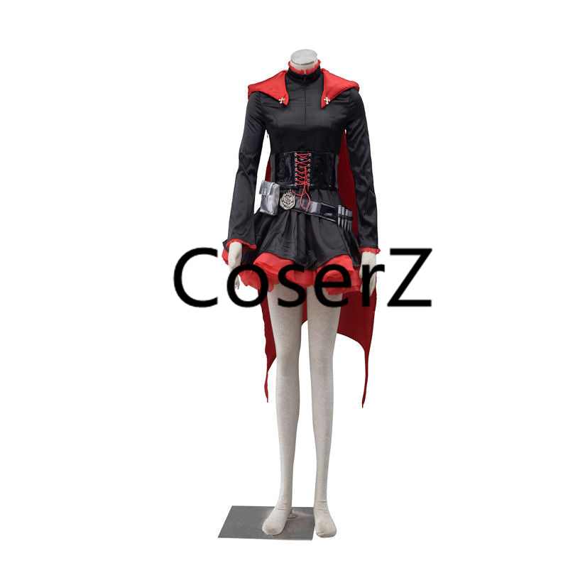 Ruby Costumes Rig RWBY Red Trailer Ruby Rose Cosplay Costume Ruby Costume for Halloween ...