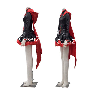 RWBY Red Trailer Ruby Rose Cosplay Costume Ruby Costume for Halloween