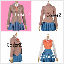 Sayori Yuri Natsuki Monika Cosplay Costume with Vest