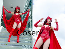 Custom Scarlet Witch Costume with Full Outfits and Boots