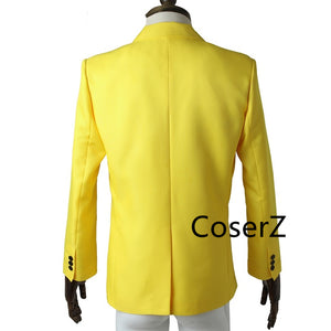 Custom Spider-Man Homecoming Peter Parker Yellow jacket Cosplay Costume
