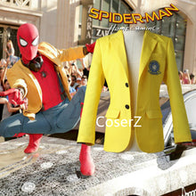 Custom Spider-Man Homecoming Peter Parker Yellow jacket Cosplay Costume