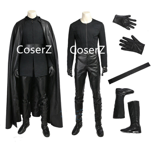 Star Wars Episode 8 The Last Jedi Kylo Ren Cosplay Costume