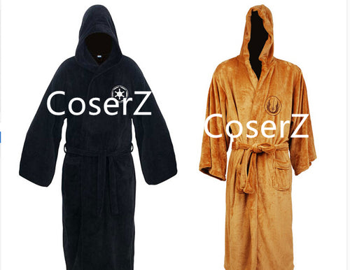 Star Wars Darth Vader Flannel Terry Jedi Bathrobe Robes Cosplay Costume