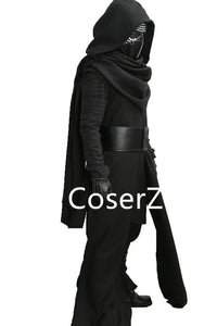 Star Wars Deluxe Kylo Ren Costume, The Force Awakens Cosplay Villain Kylo Ren Cosplay Costume