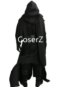 Star Wars Deluxe Kylo Ren Costume, The Force Awakens Cosplay Villain Kylo Ren Cosplay Costume
