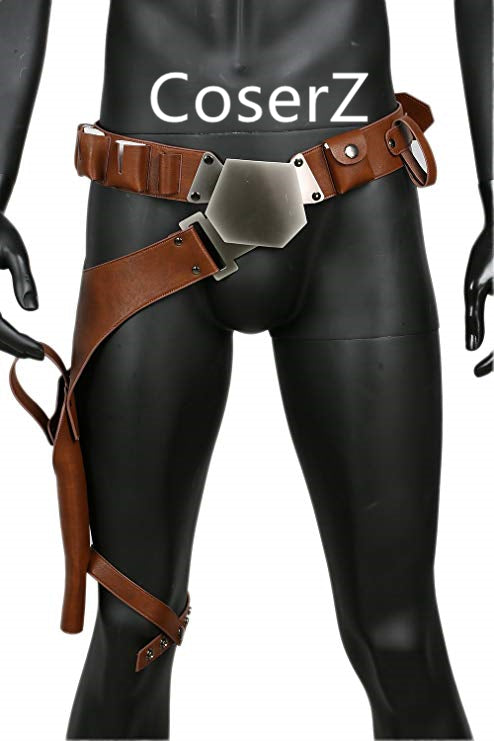 Star Wars Han Solo Belt with Buckle Holster Prop for Cosplay Costume Accessory