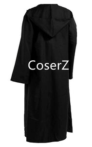 Star Wars Men Tunic Hooded Robe Cloak Cosplay Costume