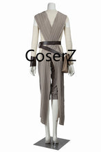 Star Wars The Force Awakens Rey Cosplay Costume Rey Dress Halloween